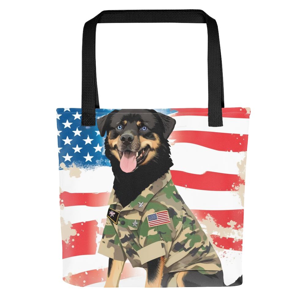 PugMug Custom Blue Tote