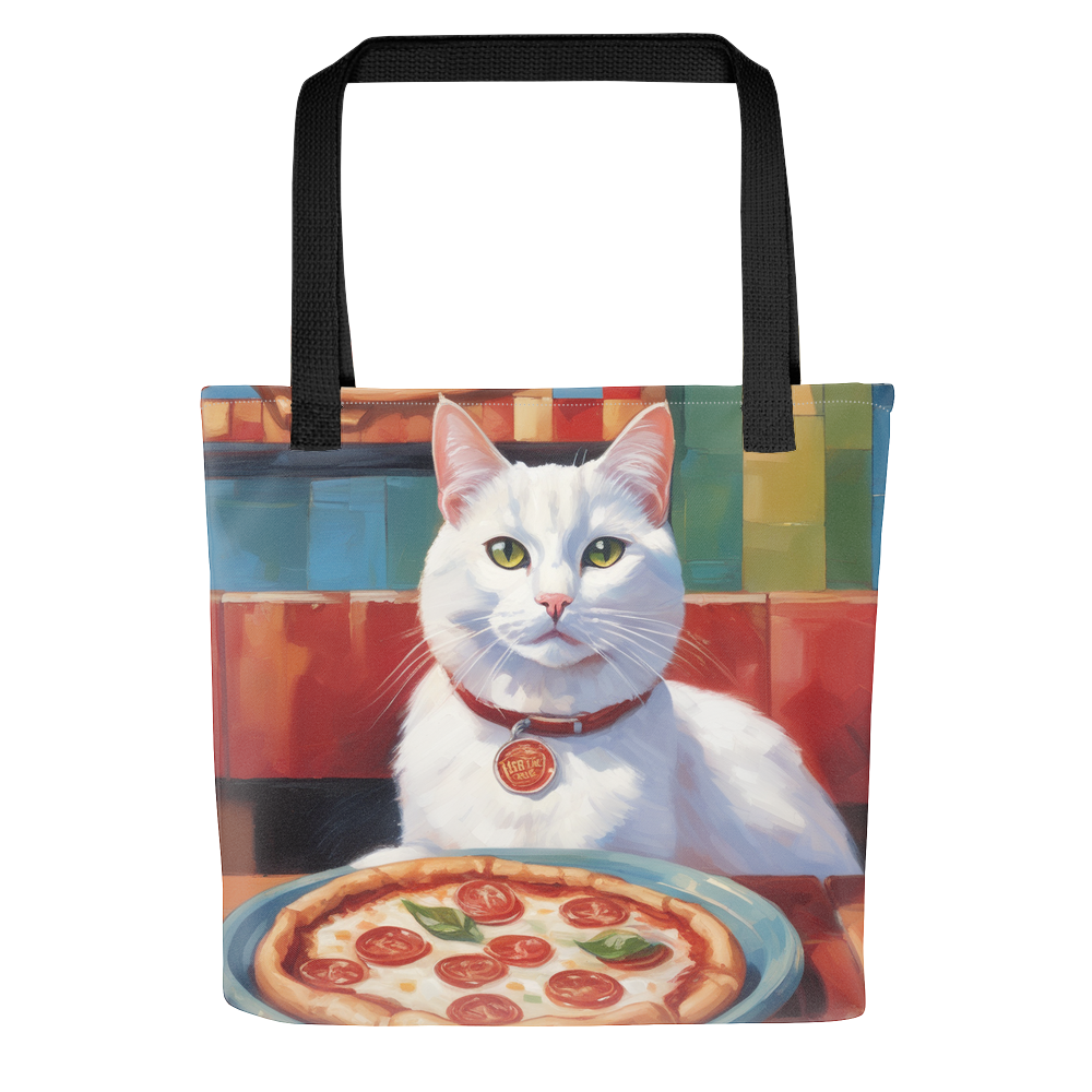 PugMug Custom White Companion Cat Tote
