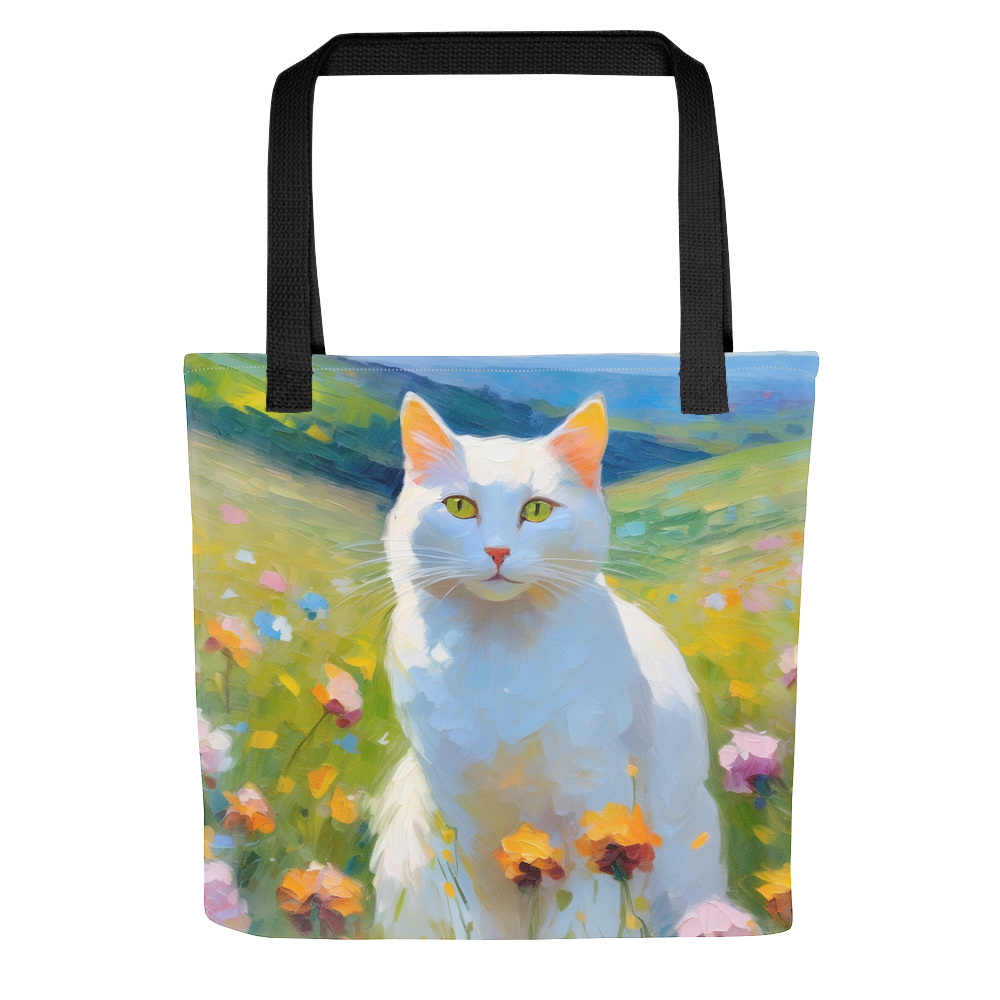 PugMug Custom White Companion Cat Tote