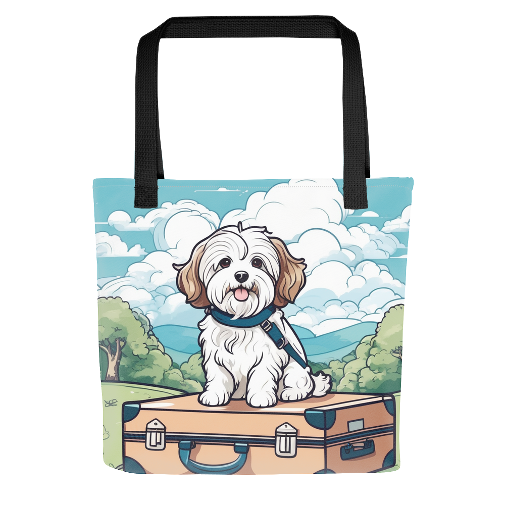 PugMug Custom White Havanese Dog Tote