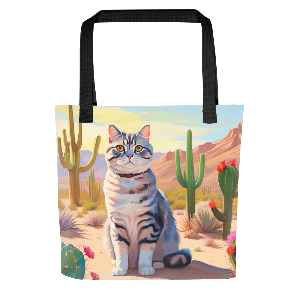 PugMug Custom Tabby Scottish Fold Cat Tote