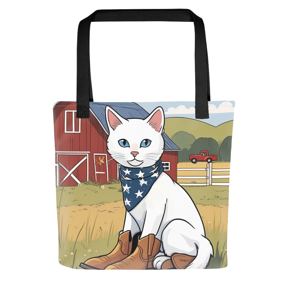 PugMug Custom White Companion Cat Tote
