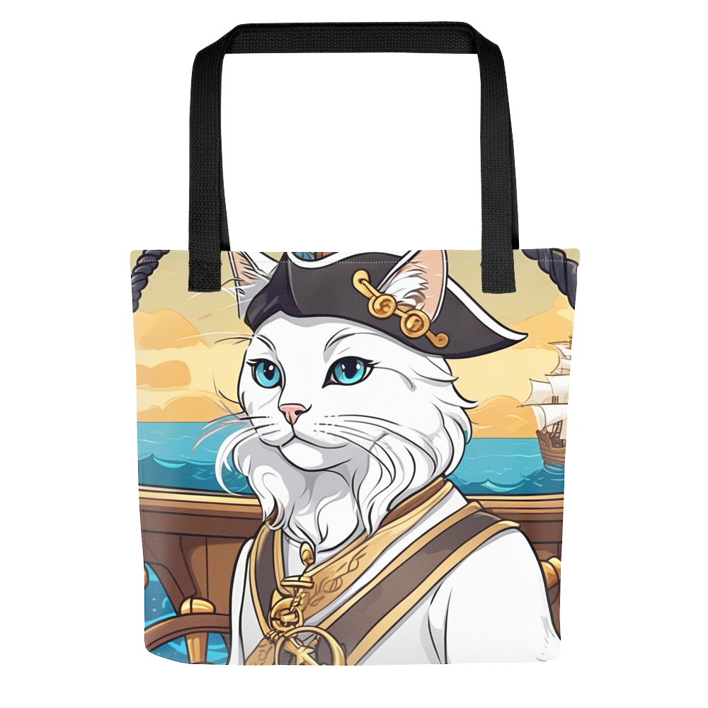 PugMug Custom White Companion Cat Tote
