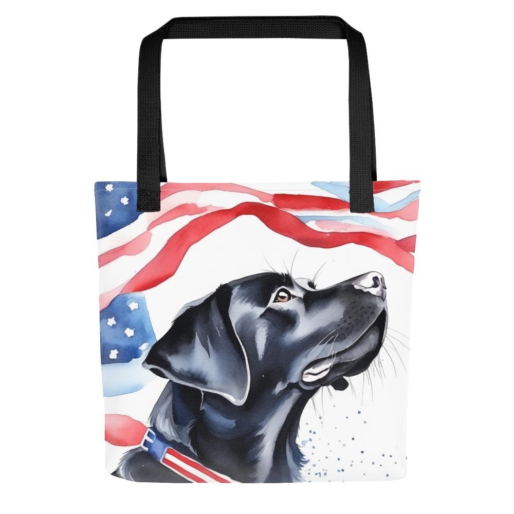PugMug Custom Black Labrador Retriever Tote