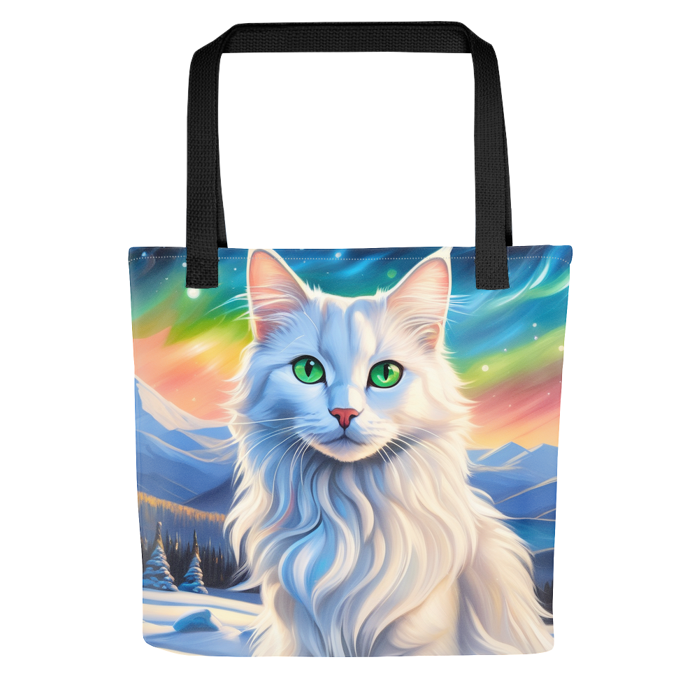 PugMug Custom White Companion Cat Tote