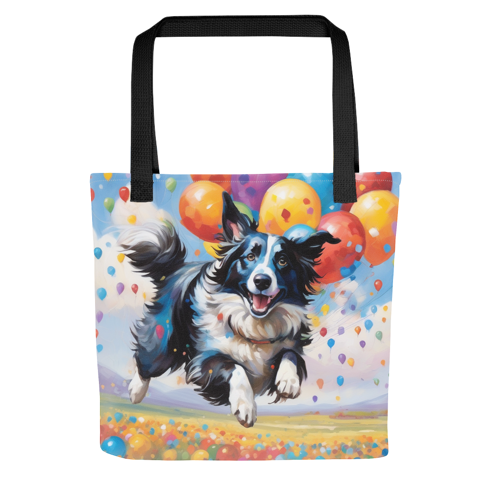 PugMug Custom Blue Merle Border Collie Tote