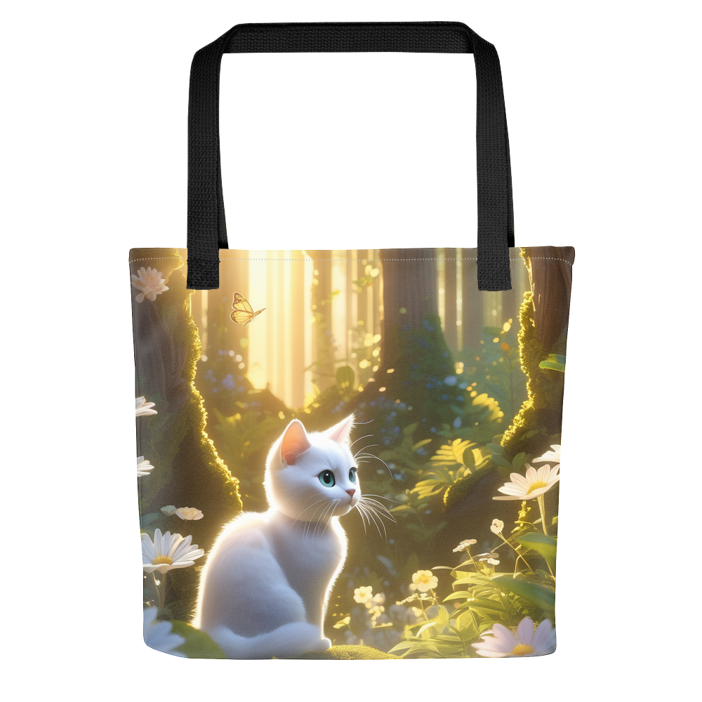 PugMug Custom White Companion Cat Tote