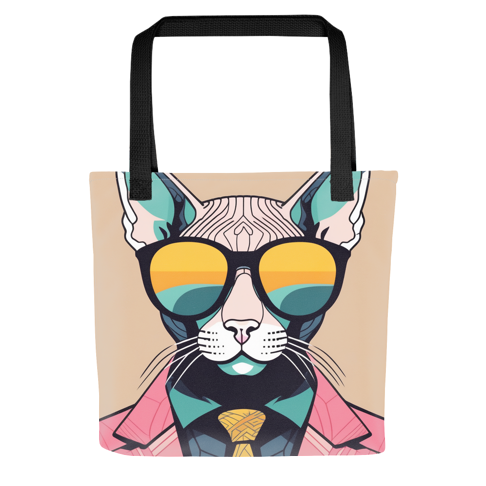 PugMug Custom Tabby Sphynx Cat Tote