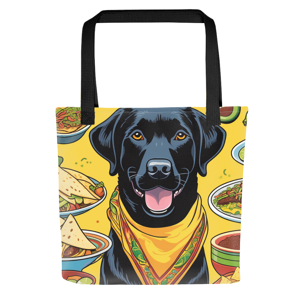 PugMug Custom Black Labrador Retriever Tote