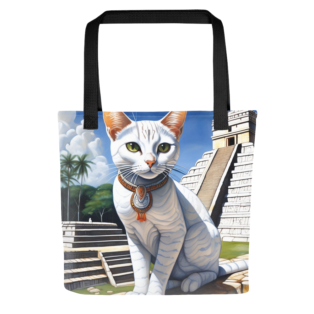 PugMug Custom White Companion Cat Tote