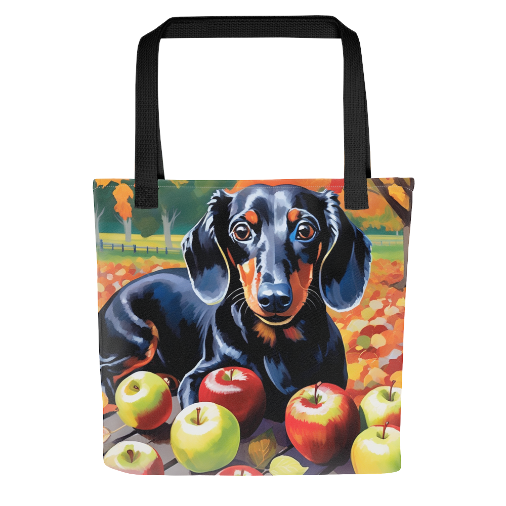 PugMug Custom Black Dachshund Tote