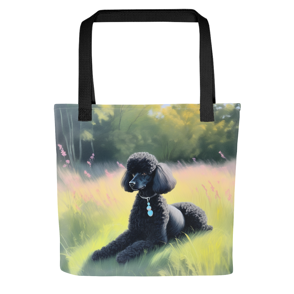 PugMug Custom Black Poodle Tote