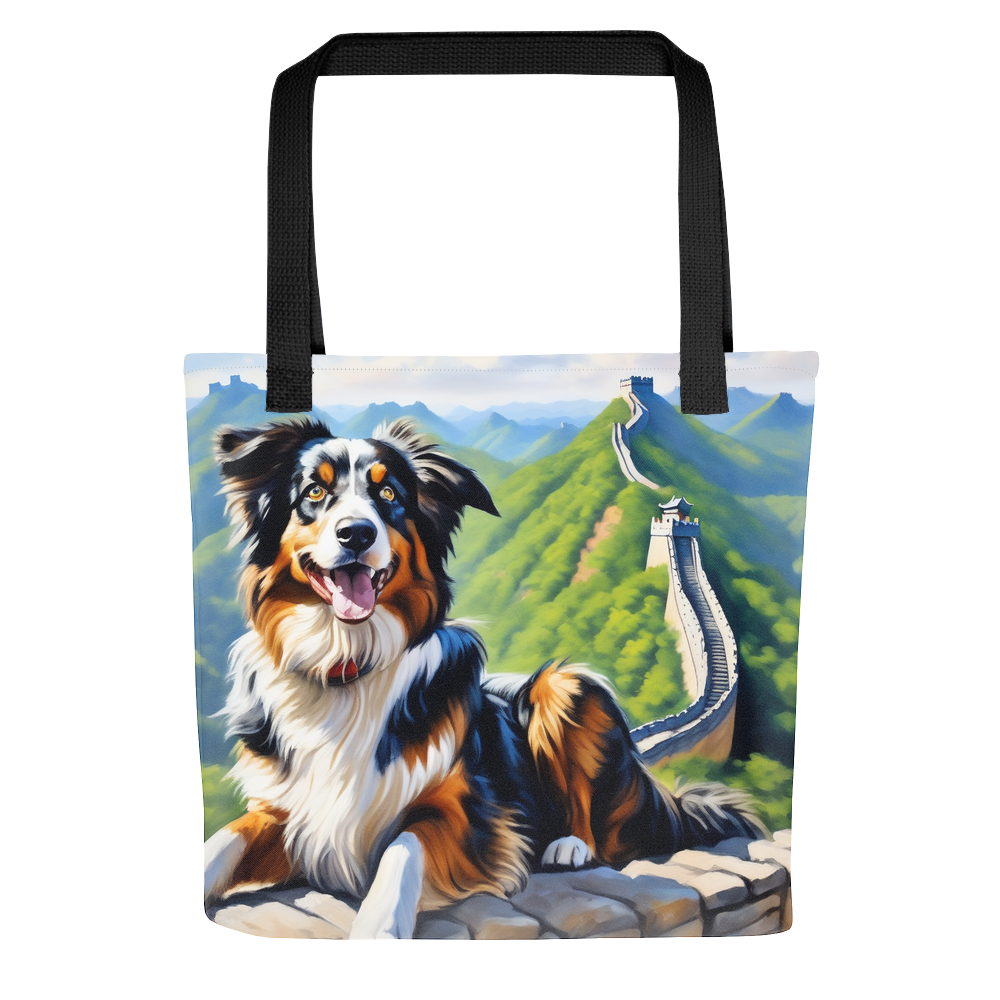 PugMug Custom Australian Shepherd Dog Tote