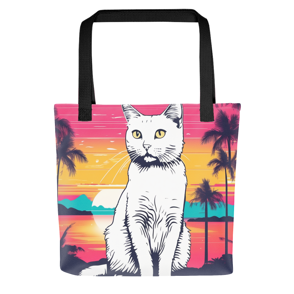 PugMug Custom White Companion Cat Tote