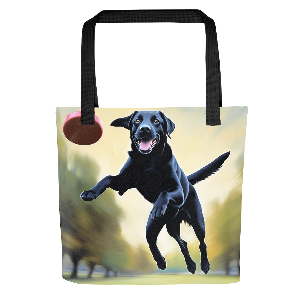 PugMug Custom Black Labrador Retriever Tote