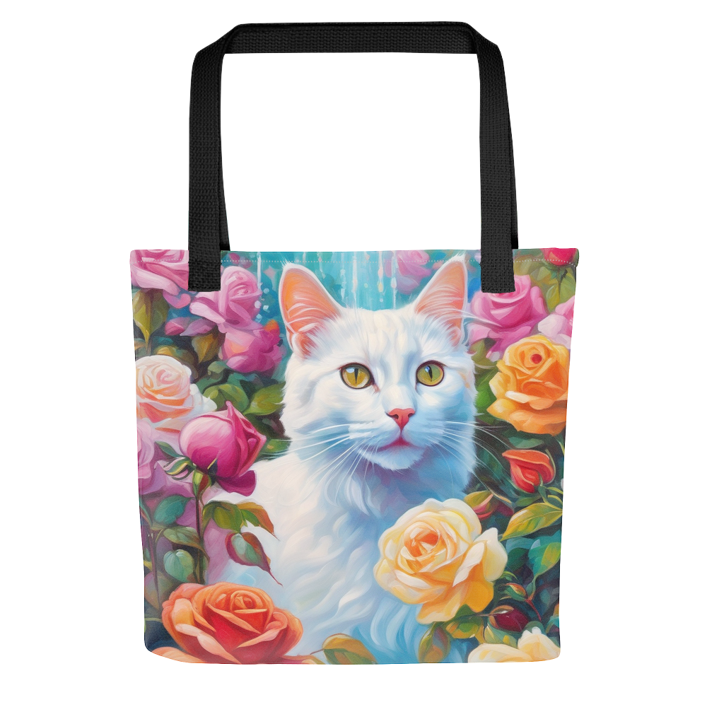 PugMug Custom White Companion Cat Tote