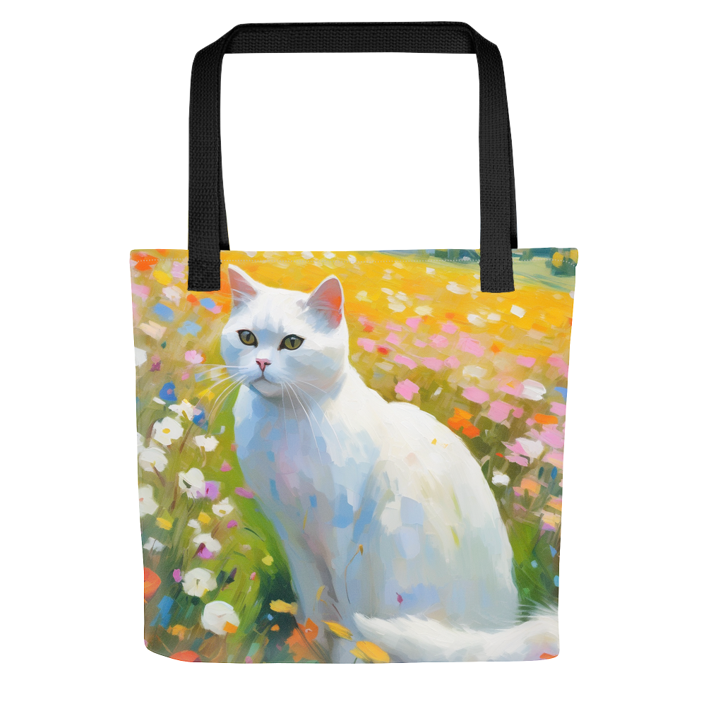 PugMug Custom White British Shorthair Cat Tote