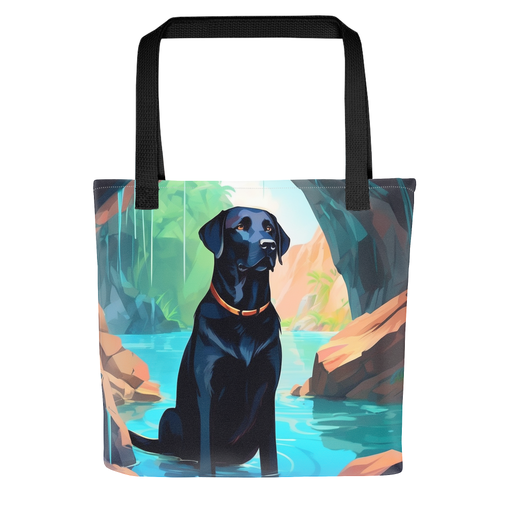 PugMug Custom Black Labrador Retriever Tote