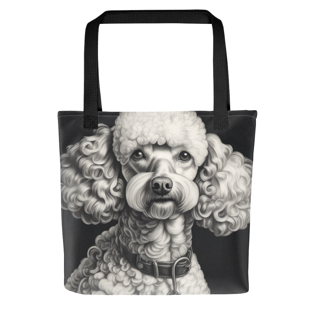 PugMug Custom White Poodle Tote