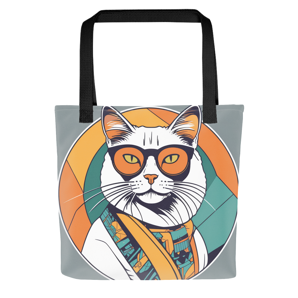 PugMug Custom White Companion Cat Tote
