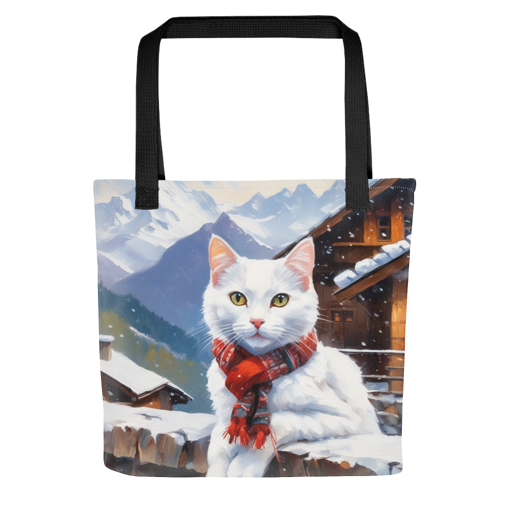 PugMug Custom White Companion Cat Tote