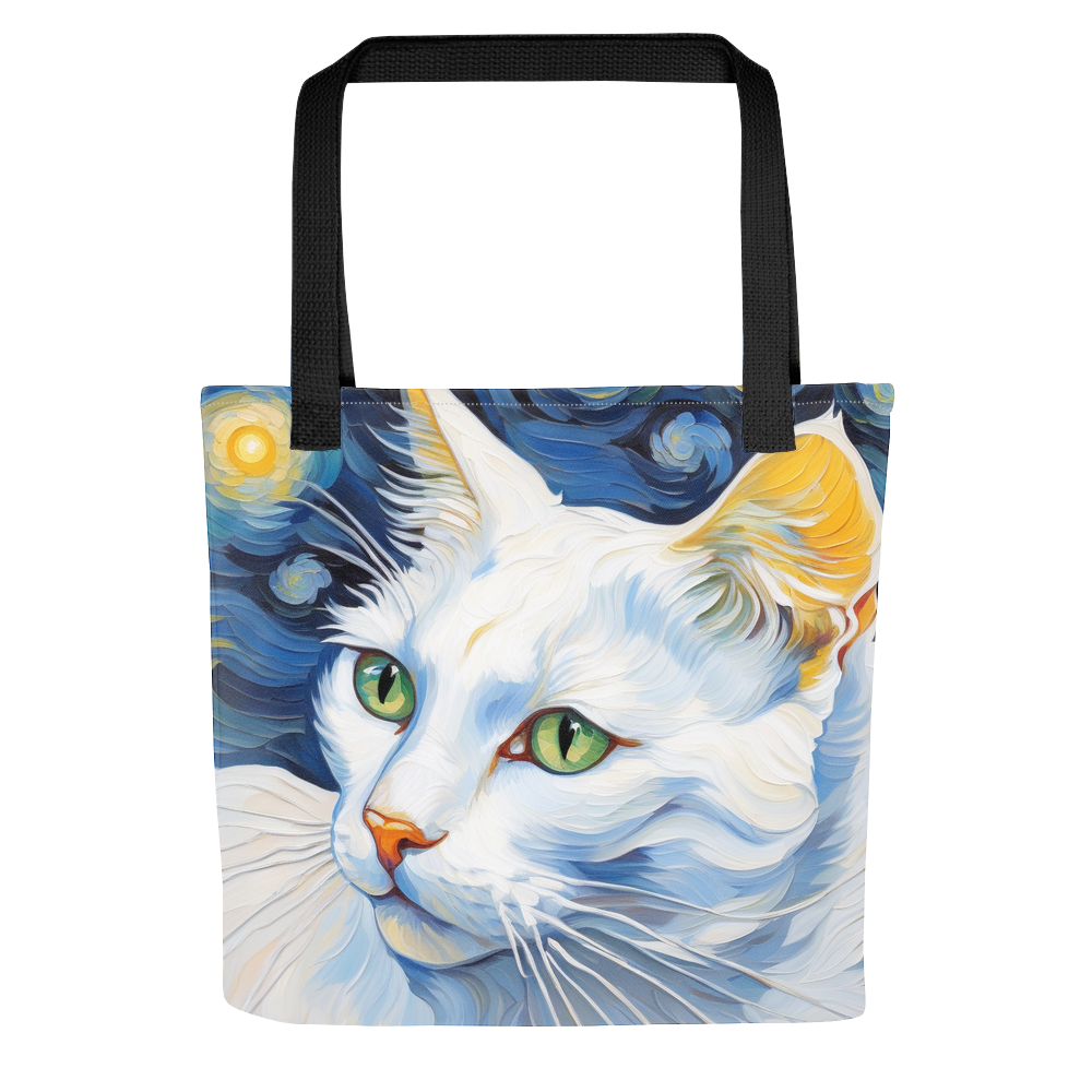 PugMug Custom White Companion Cat Tote