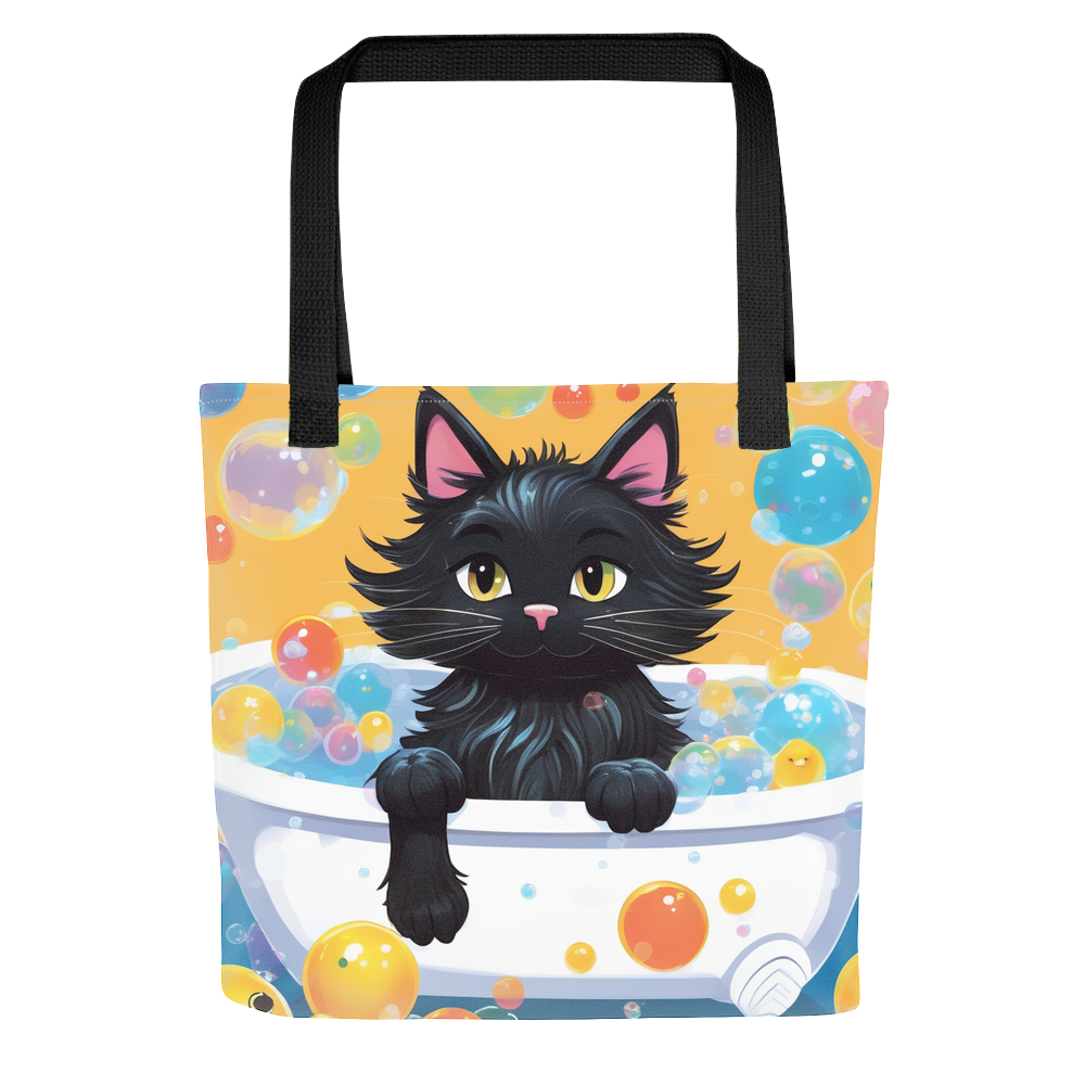PugMug Custom Black Maine Coon Cat Tote