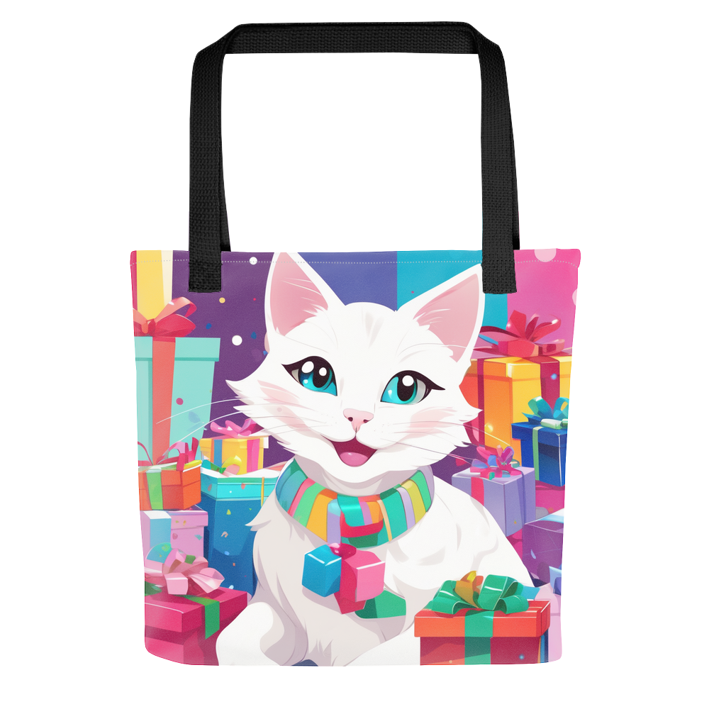 PugMug Custom White Companion Cat Tote