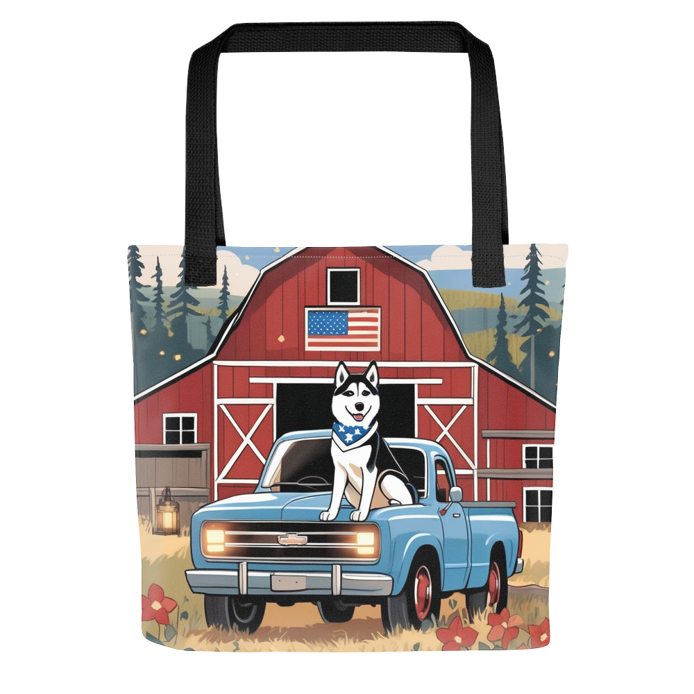 PugMug Custom Siberian Husky Tote