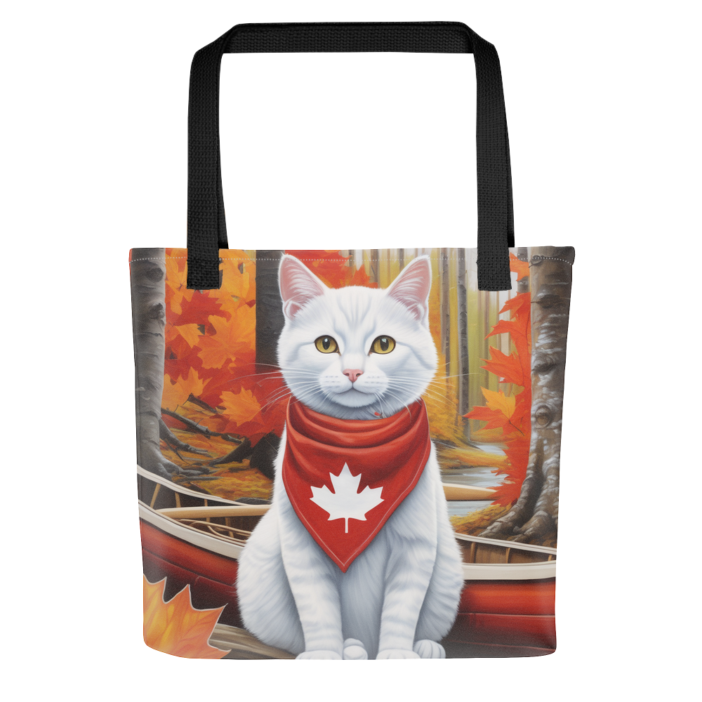 PugMug Custom White Companion Cat Tote