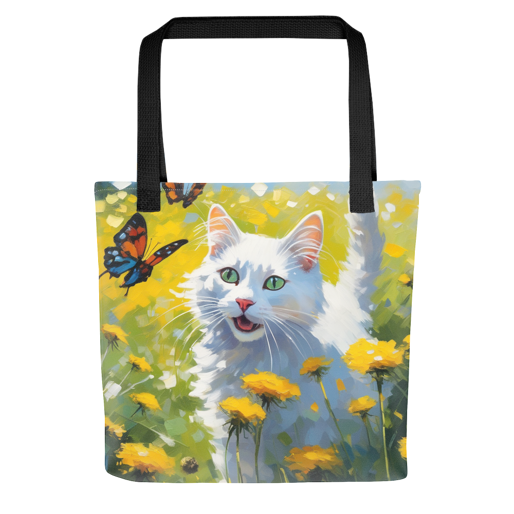 PugMug Custom White Companion Cat Tote