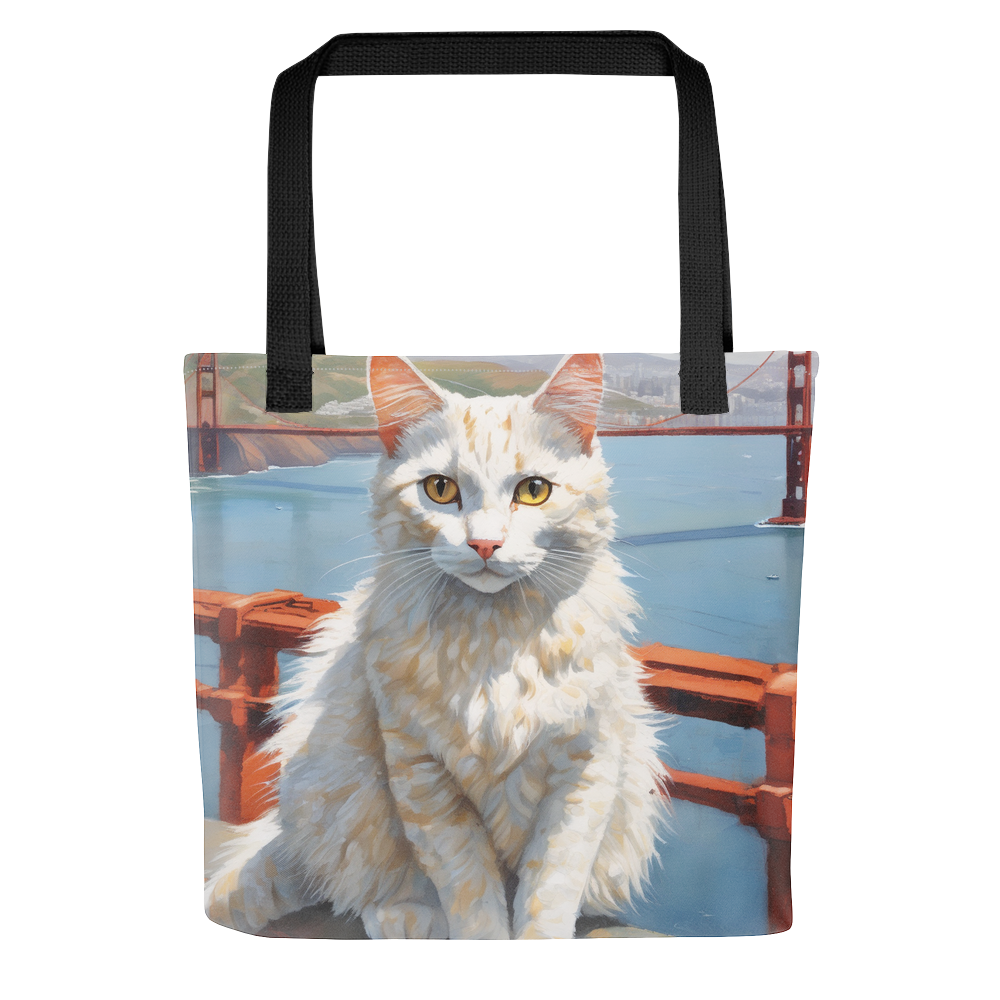 PugMug Custom White Companion Cat Tote