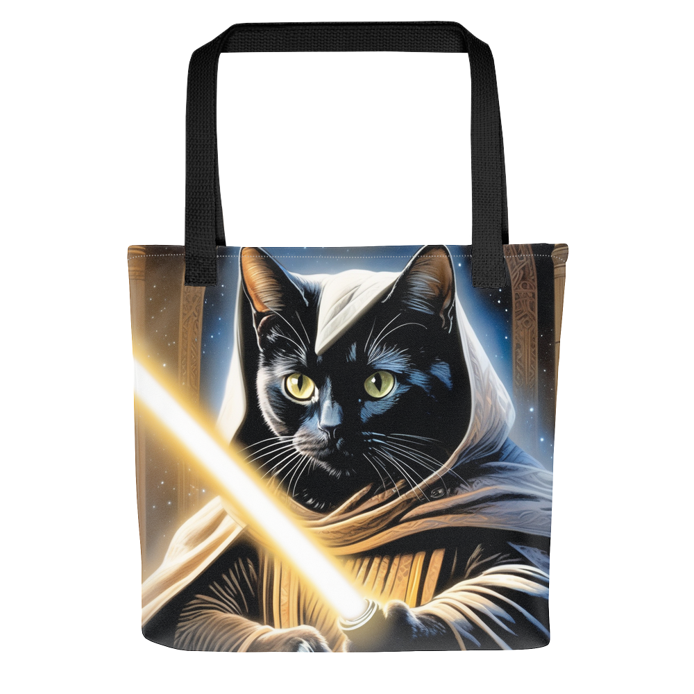 PugMug Custom Black American Shorthair Cat Tote