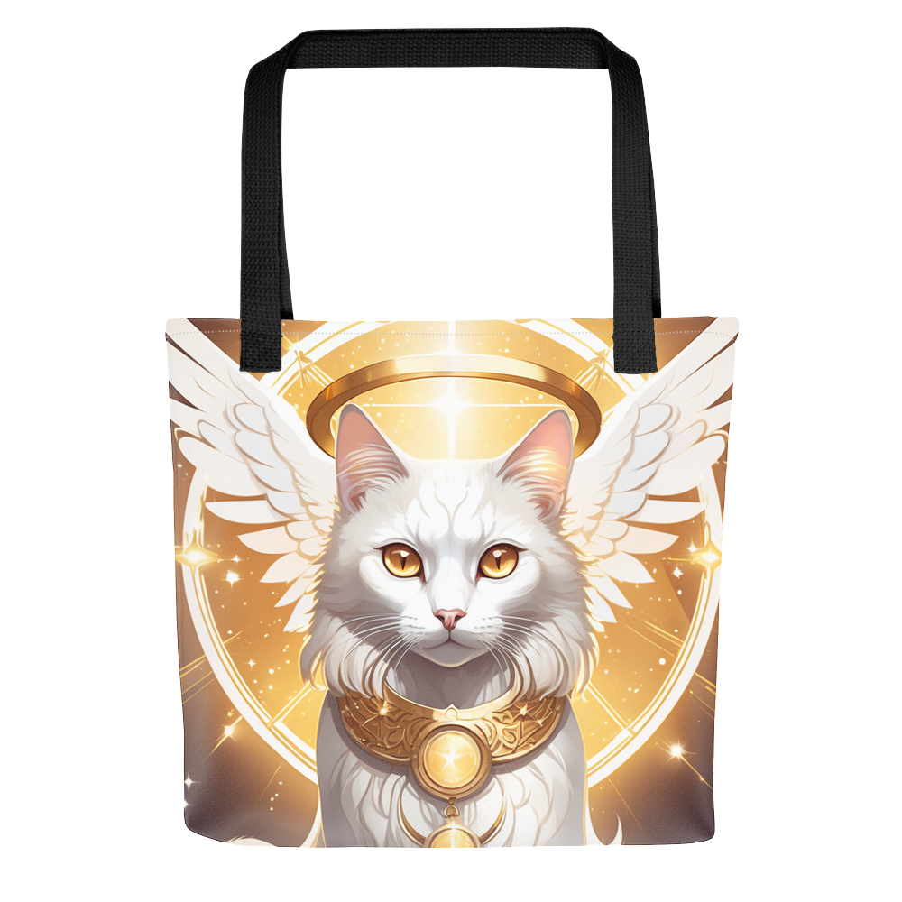 PugMug Custom White Companion Cat Tote