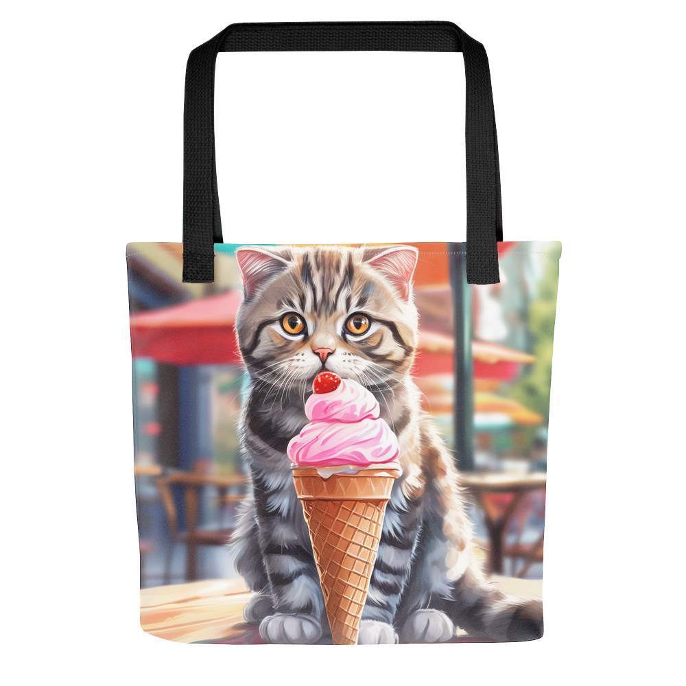 PugMug Custom Tabby Scottish Fold Cat Tote