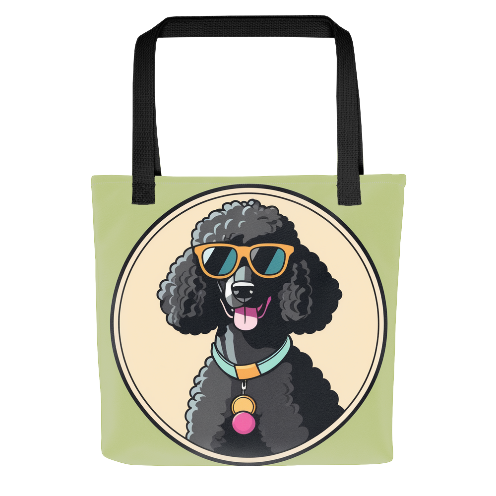 PugMug Custom Black Poodle Tote