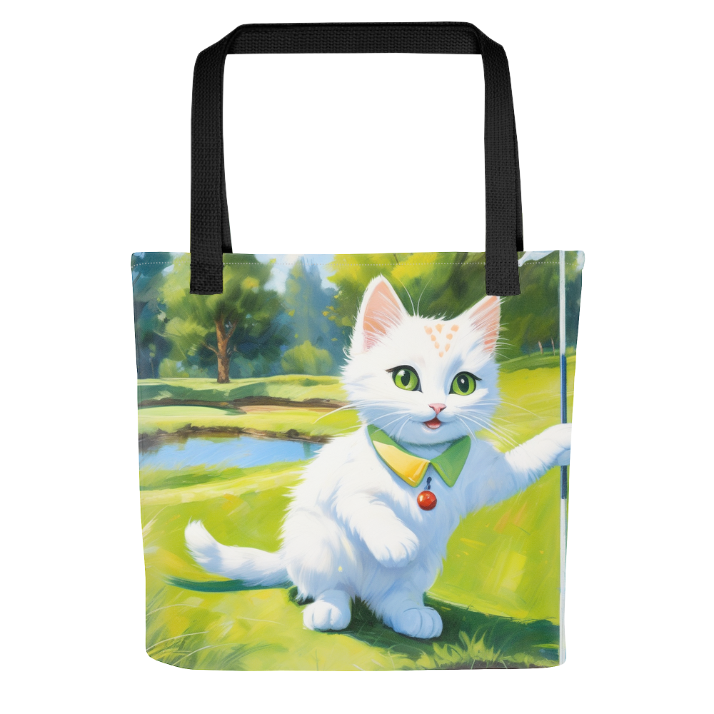 PugMug Custom White Companion Cat Tote