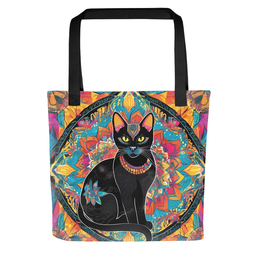 PugMug Custom Black Exotic Cat Tote