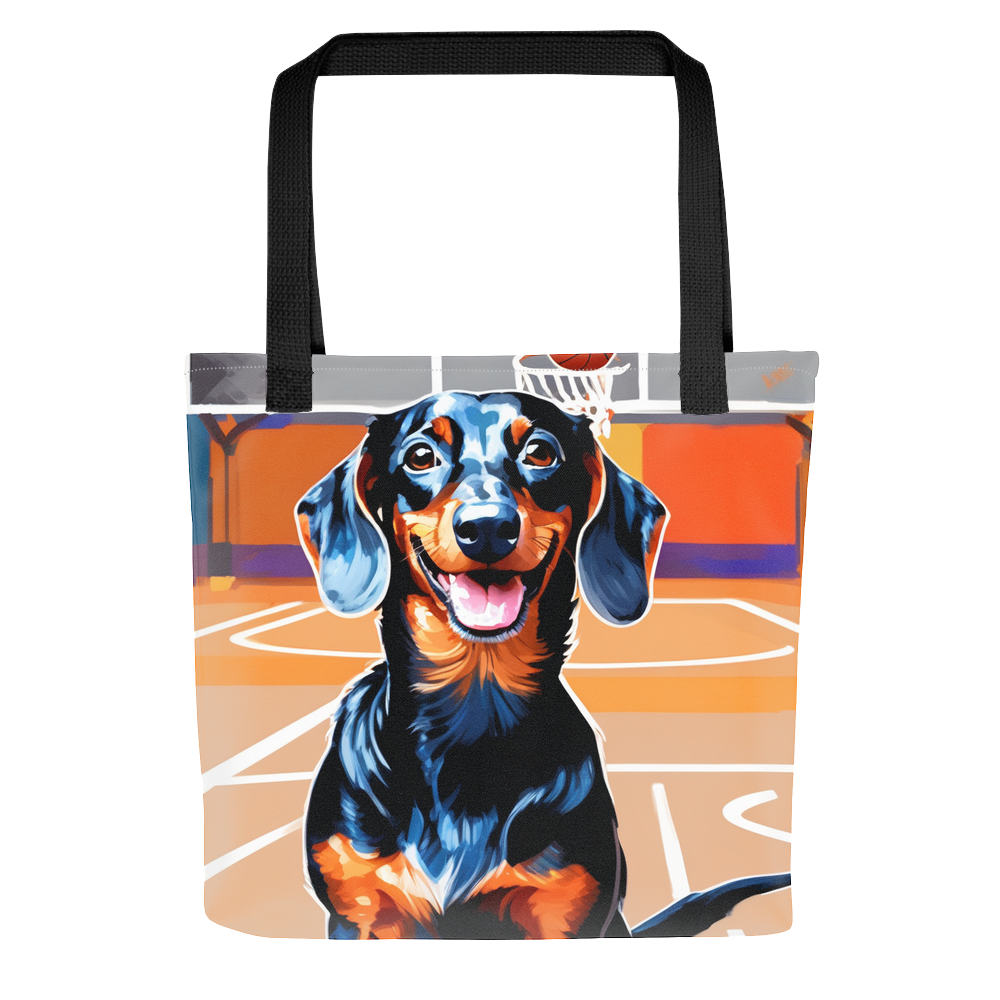 PugMug Custom Black Dachshund Tote