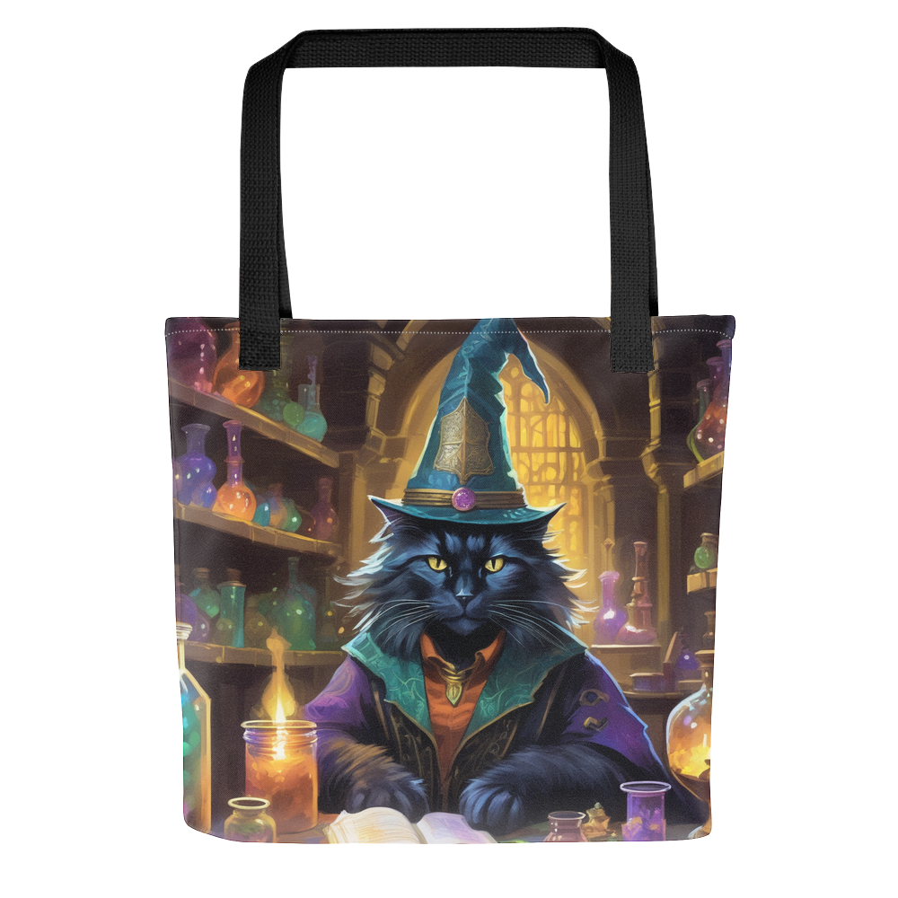 PugMug Custom Black Maine Coon Cat Tote