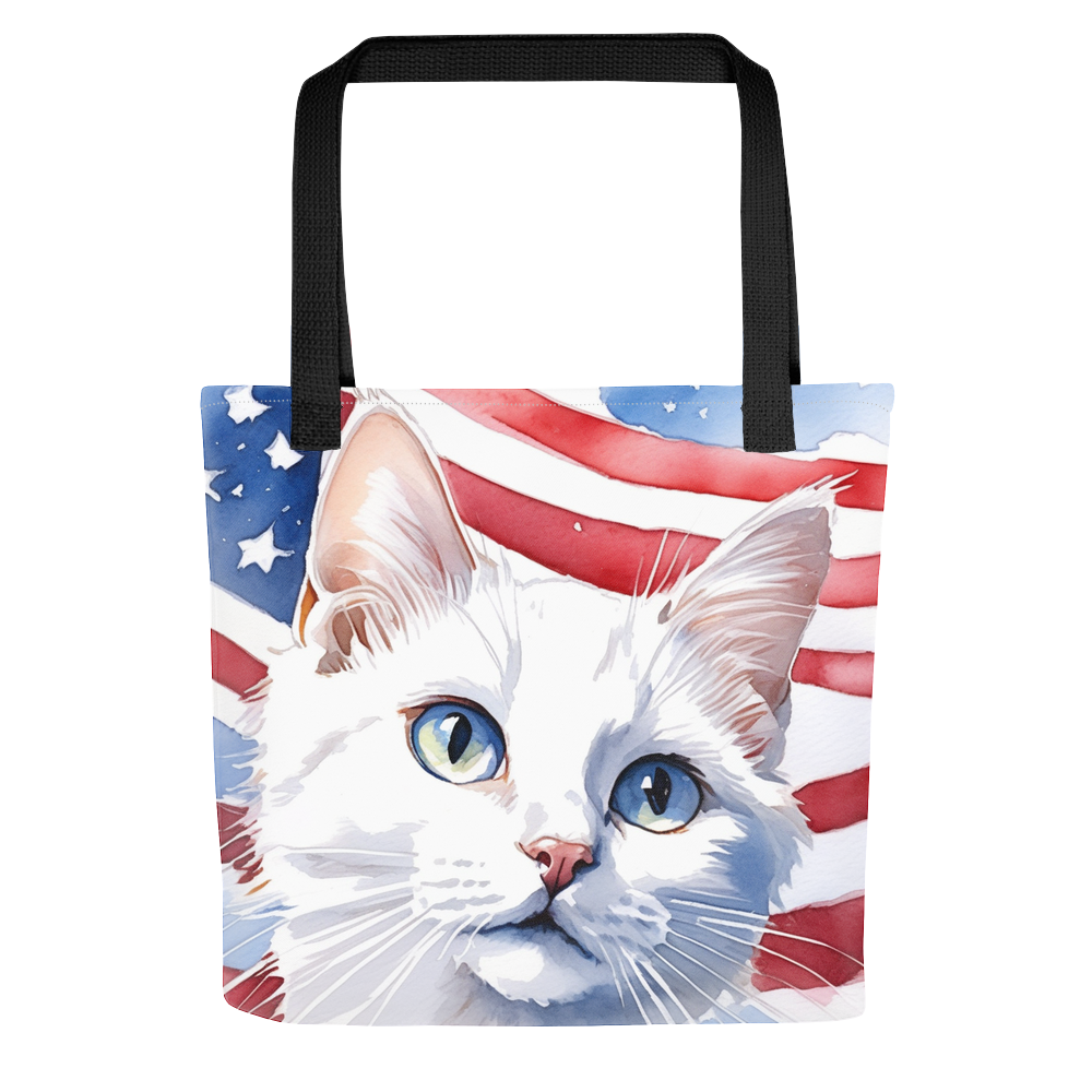 PugMug Custom White Companion Cat Tote