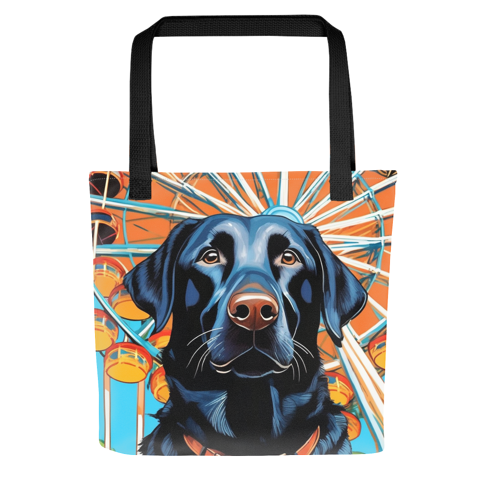 PugMug Custom Black Labrador Retriever Tote