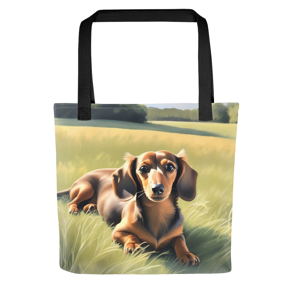 PugMug Custom Tan Dachshund Tote