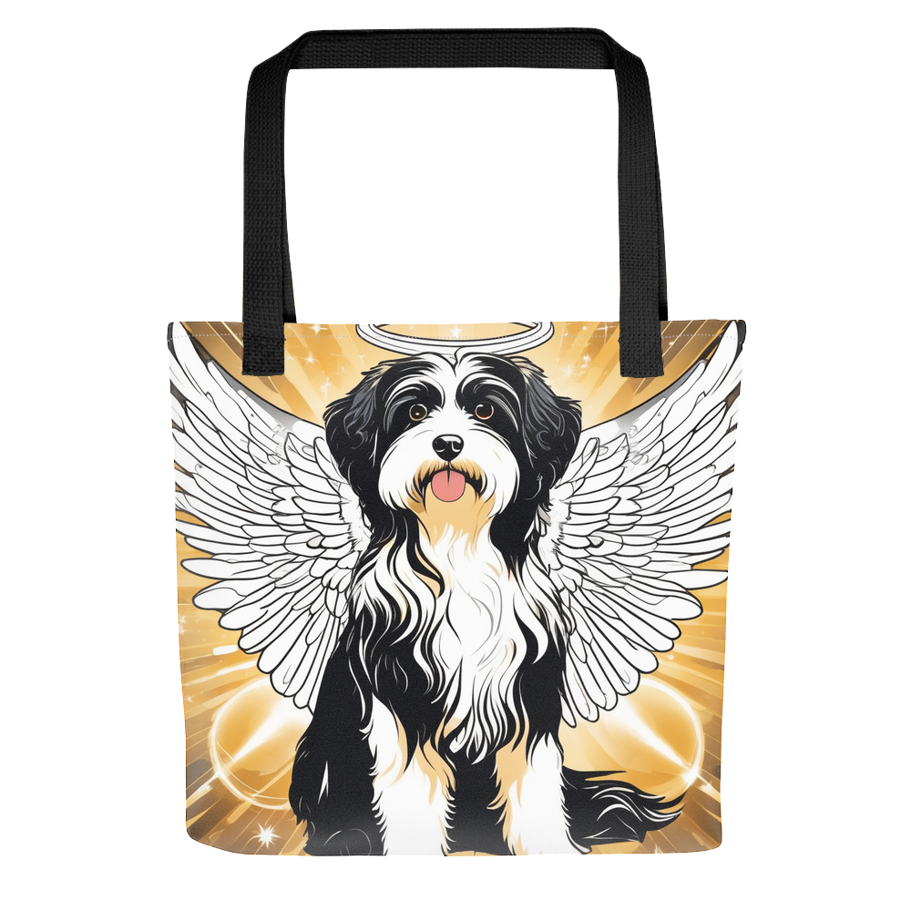 PugMug Custom Black-and-white Havanese Dog Tote