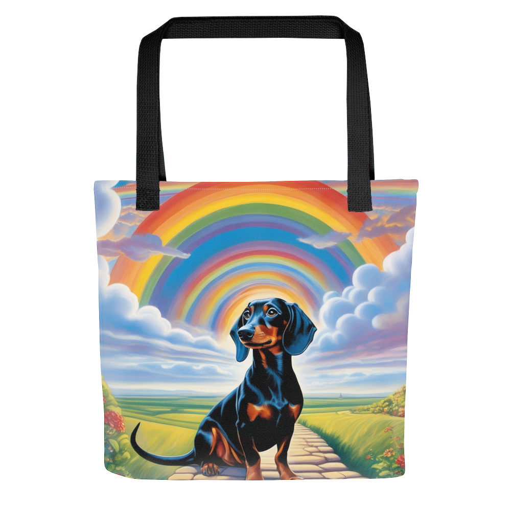 PugMug Custom Black Dachshund Tote