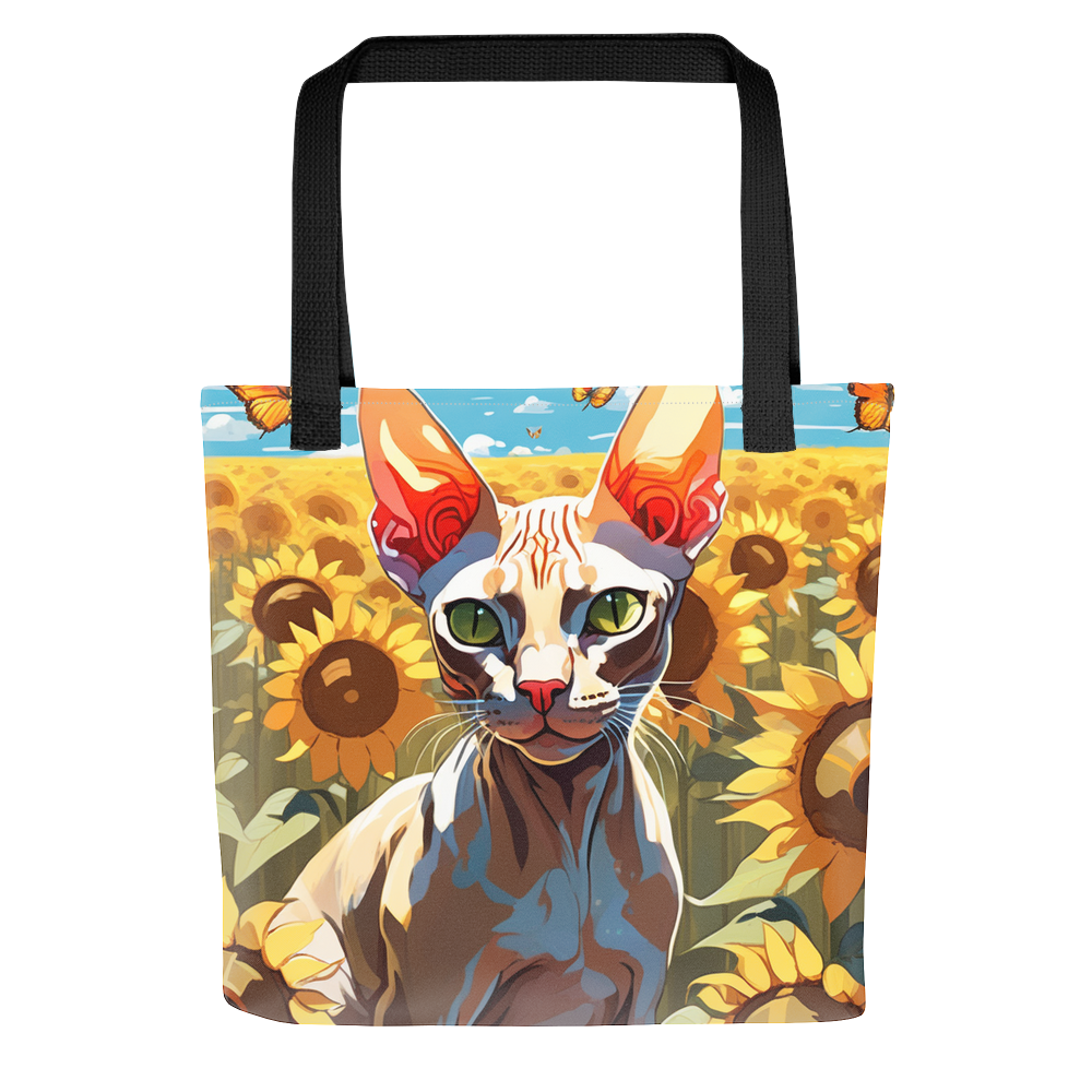 PugMug Custom Tabby Sphynx Cat Tote