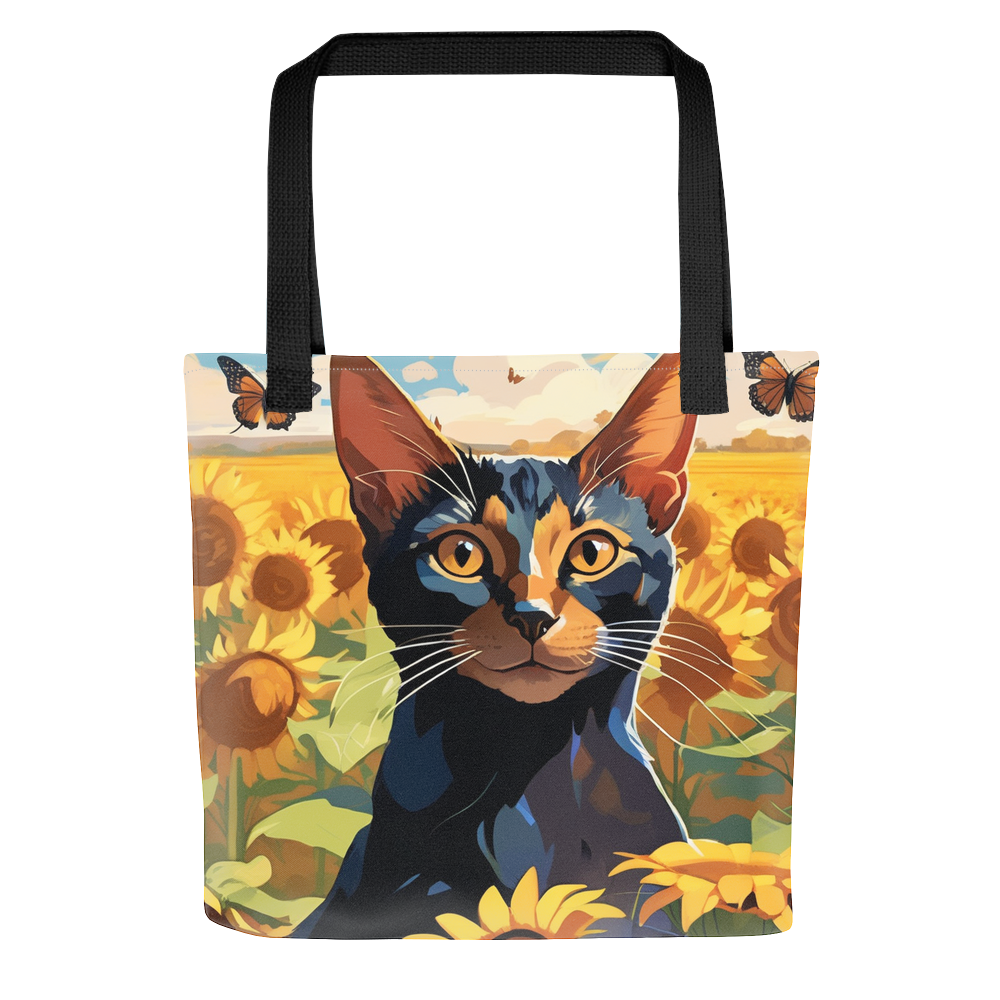 PugMug Custom Black Abyssinian Cat Tote