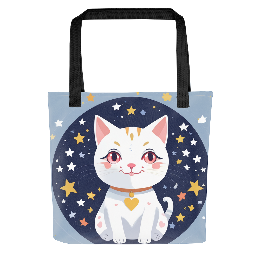PugMug Custom White Companion Cat Tote