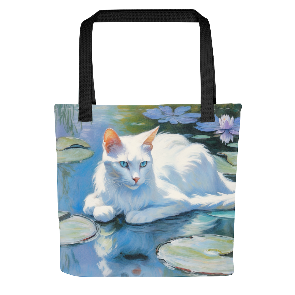 PugMug Custom White Companion Cat Tote