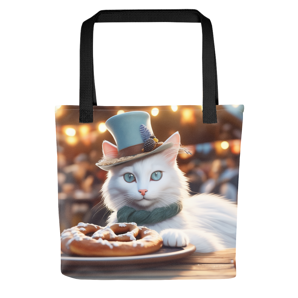 PugMug Custom White Companion Cat Tote